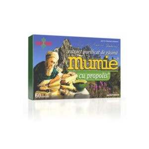 Extract Purificat de Rasina Mumie cu Propolis, 60 Tablete, Damar
