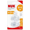 Tetina din Silicon cu Orificiu Subtire M1, 0-6 Luni, 2 Bucati, Nuk