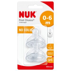 tetina-din-silicon-cu-orificiu-subtire-m1-0-6-luni-2-bucati-nuk-o38696-farmacia-morpheus Tetina din Silicon cu Orificiu Subtire M1, 0-6 Luni, 2 Bucati, Nuk