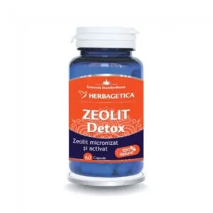 Zeolit Detox, 60 Capsule, Herbagetica