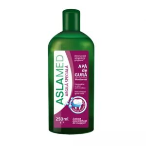 Apa de Gura cu Extract de Musetel, Clorhexidina si Argila, 250 ml, AslaMed