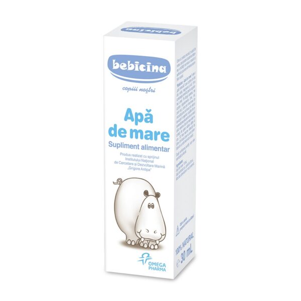 Apa de Mare Pentru Igiena Nazala, Bebicina, 30 ml, Omega Pharma