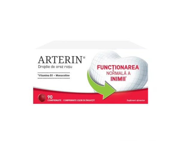 Arterin Funcționarea Normală a Inimii, 90 Comprimate, Omega Pharma