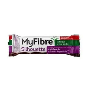 Baton Dietetic Konjac Ceai Verde MyFibre Silhouette 40 g, Sly Nutritia