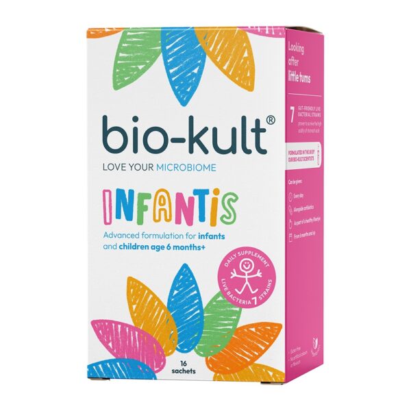Exclusive Mockups for Branding and Packaging Design Bio-Kult Infantis, Probiotic pentru Copii, 16 Plicuri, Protexin