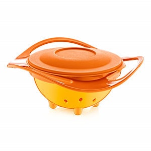 Bol de Hrănire cu Rotație de 360° Orange, BabyJem