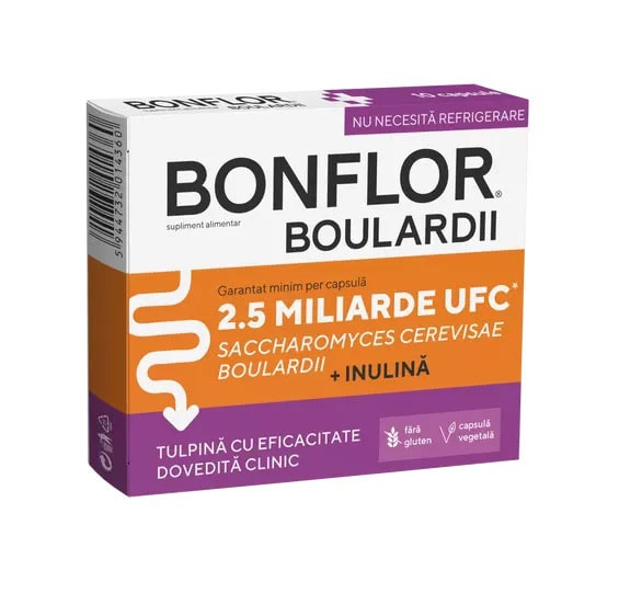 bonflor-boulardii-10-capsule-fiterman-O35662-farmacia-morpheus Bonflor Boulardii, 10 Capsule, Fiterman