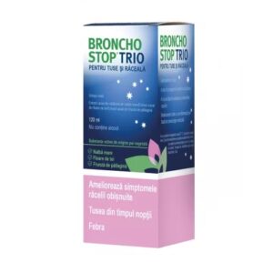 Bronchostop Trio Pentru Tuse şi Răceală Soluție Orală, 120 ml, Kwizda Pharma
