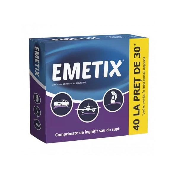 Emetix, 40 Comprimate, Fiterman