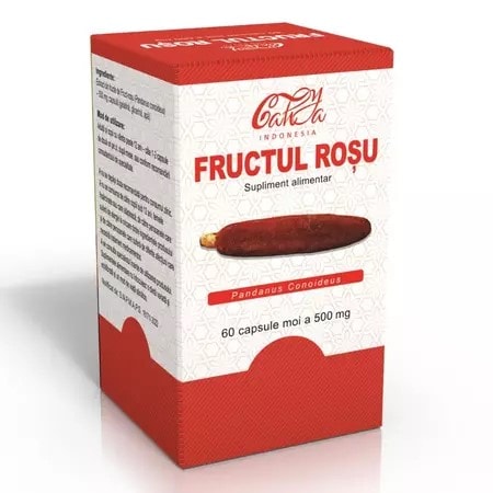 Fructul Rosu, 60 Capsule Moi, Cahya