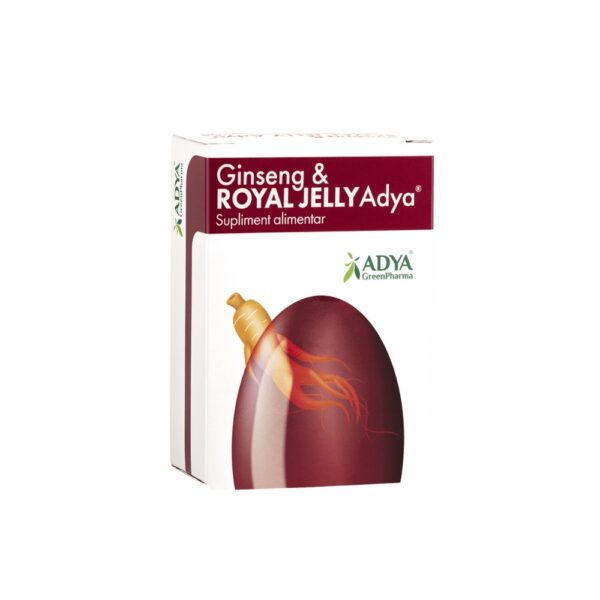 Ginseng & Royal Jelly, 30 Capsule, Adya