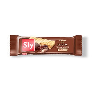 Napolitana cu Crema de Cacao Fara Zahar 20 g, Sly Nutricia
