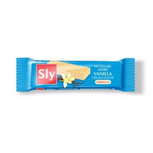 Napolitane cu Crema de Vanilie Fara Zahar 20 g, Sly Nutricia