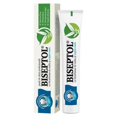 Pasta de Dinti cu Argint Ionic Biseptol, 75 ml, Dacia Plant