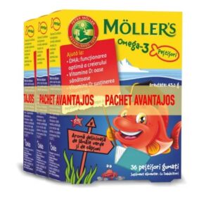 pestisori-gumati-cu-omega-3-si-aroma-de-lamaie-verde-si-capsuni-3-x-36-jeleuri-mollers-O38726-farmacia-morpheus Pestisori Gumati cu Omega 3 si Aroma de Lamaie Verde si Capsuni, 3 x 36 Jeleuri, Moller's