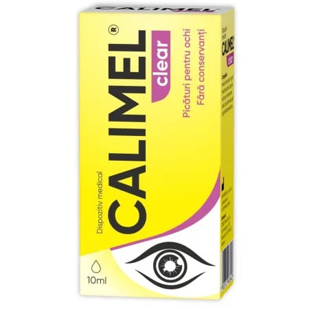 picaturi-pentru-ochi-calimel-clear-10-ml-zdrovit-O38210-farmacia-morpheus Picaturi pentru Ochi Calimel Clear, 10 ml, Zdrovit