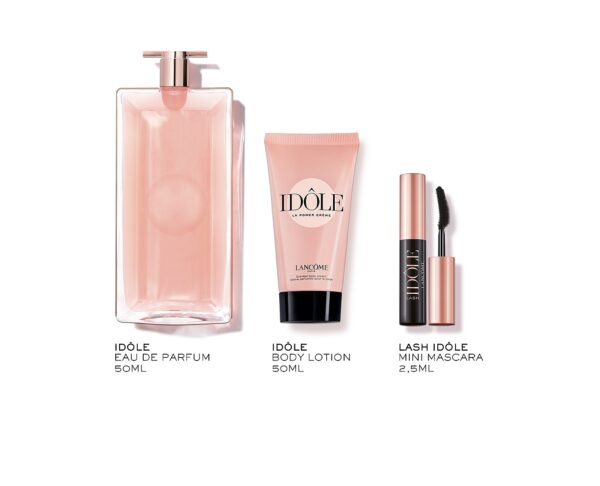 set-cadou-idole-le-parfum-femei-50-ml-lotiune-de-corp-50-ml-mascara-01-glossy-black-2-5-ml-lancome-O34805-farmacia-morpheus Set Cadou Idole Le Parfum, Femei, 50 Ml + Lotiune de corp, 50 ml + Mascara 01 Glossy Black, 2, 5 ml, Lancome