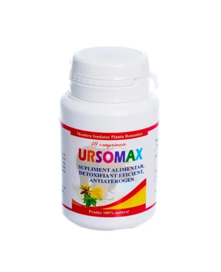 Ursomax, 40 Comprimate, Elidor