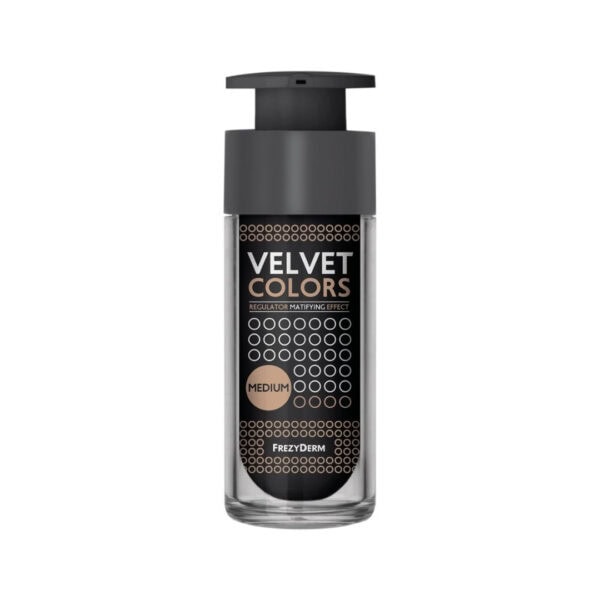Velvet Colors Mat Make-up Medium 30 ml - Machiaj cu Efect Matifiant, Frezyderm