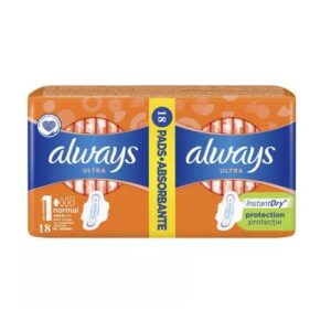 Absorbante Always Ultra Normal, 18 bucati, P&G