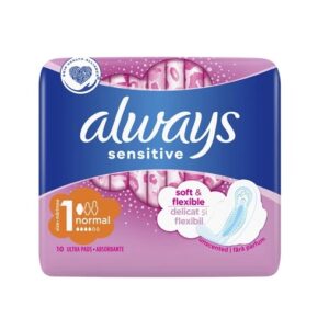 Absorbante Always Ultra Sensitive Normal Plus, 10 bucati, P&G