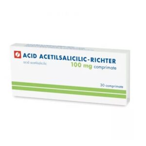 Acid Acetilsalicilic, 100 mg, 30 Comprimate, Gedeon Richter