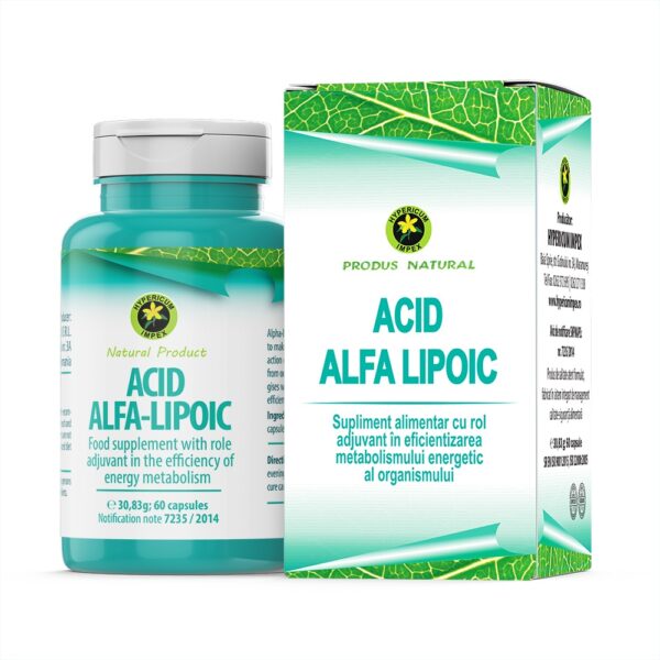 Acid Alfa Lipoic 60 capsule, Hypericum Impex