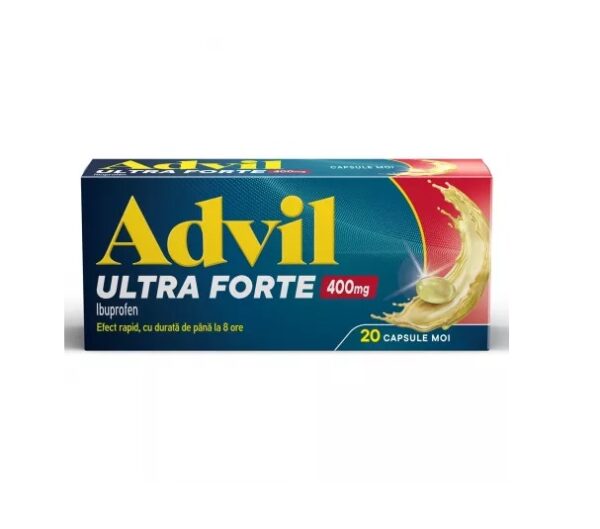 Advil Ultra Forte, 400 mg, 20 capsule moi, Gsk