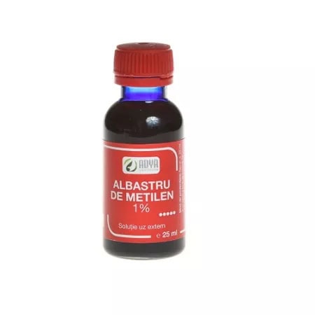 albastru-de-metilen-1-25-ml-adya-O36391-farmacia-morpheus Albastru de Metilen 1%, 25 ml, Adya
