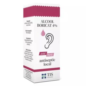 Alcool Boricat 4%, 15 ml, Tis Farmaceutic