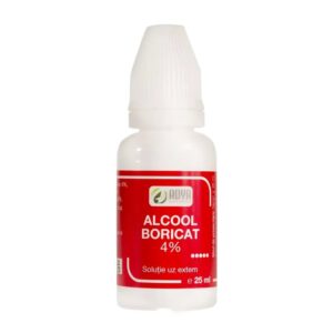 Alcool Boricat 4%, 25 ml, Adya