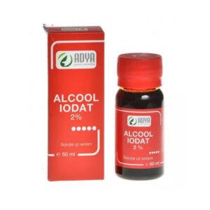 Alcool Iodat 2%, 50ml, Adya