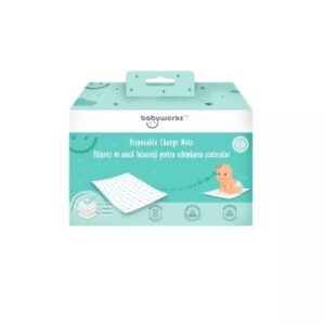 Aleze Protectii de Unica Folosinta pentru Pat, 10 Bucati, BabyWorks