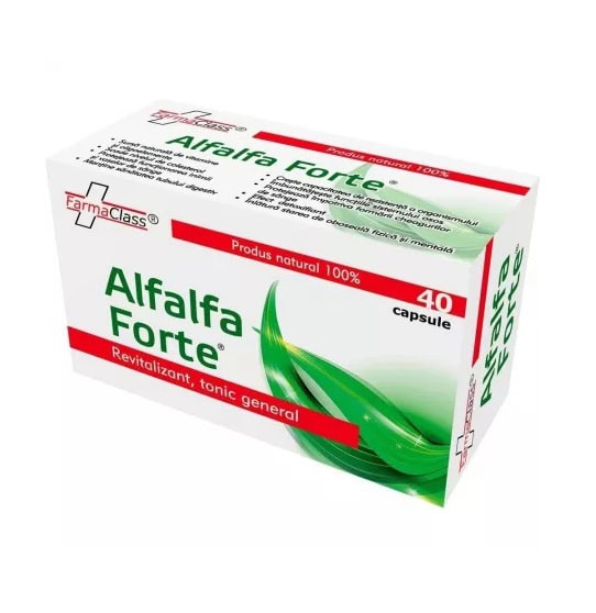 Alfalfa Forte, 40 comprimate, Farmaclass