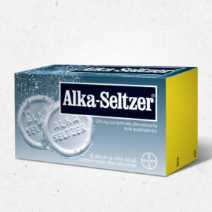 Alka-Seltzer, 324 mg, 10 comprimate efervescente, Bayer