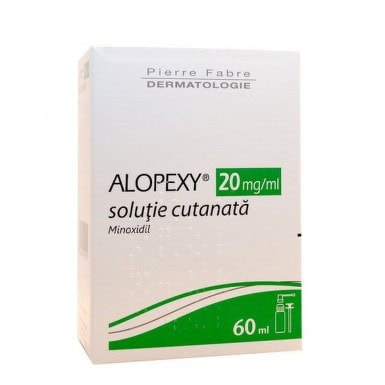 Alopexy, 20mg/ml soluţie cutanată, 60 ml, Pierre Fabre