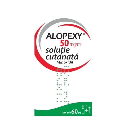 Alopexy, soluţie cutanată, 50mg/ml, 60 ml, Pierre Fabre
