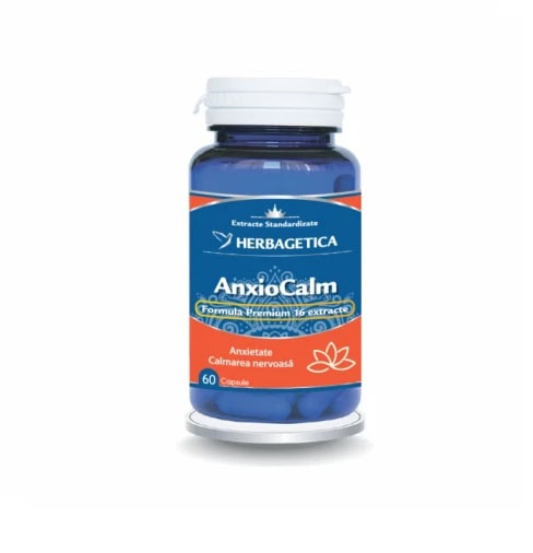 AnxioCalm, 60 capsule, Herbagetica