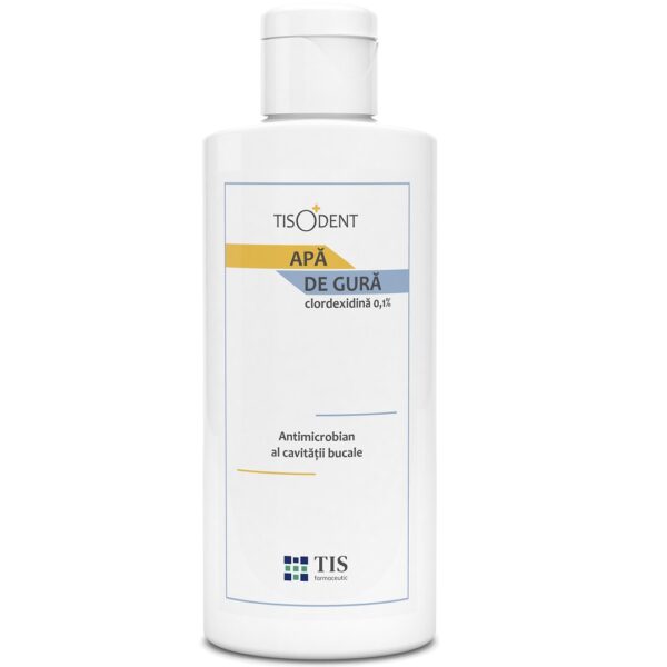 Apa de Gura Clorhexidina 0.1% Tisodent, 250 ml, Tis Farmaceutic