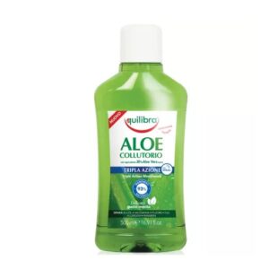 Apa de Gura cu Tripla Actiune Aloe, 500 ml, Equilibra