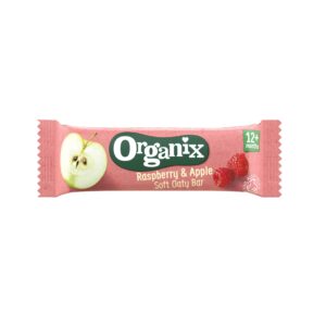 Baton Bio din Ovaz Integral cu Mere si Zmeura, + 12 Luni, 23 g, Organix