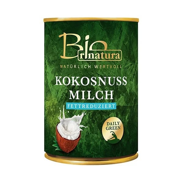 Bautura Vegetala din Nuca de Cocos Light 12% Fara Gluten, Bio, 400 ml, Rinatura