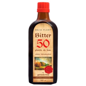 Bitter din 50 de Plante cu Ganoderma, 500 ml, Dacia Plant
