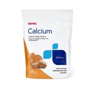 Calciu Caramele Calcium Soft Chews 600 mg, 60 Caramele, GNC