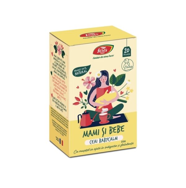 Ceai Babycalm D56, 20 plicuri, Fares