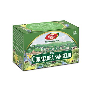 CS6 --- Ceai Musetel plic v18 TUV Ceai Curatarea Sangelui, P126, 20 Plicuri, Fares