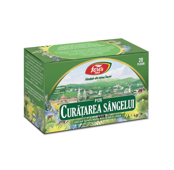 Ceai Curatarea Sangelui, P126, 20 Plicuri, Fares