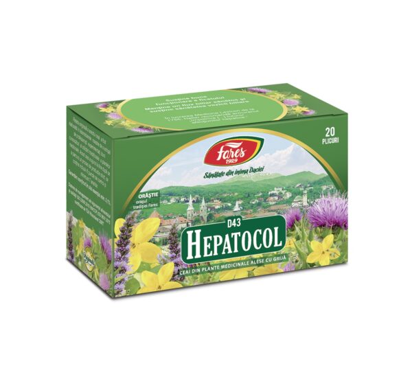 Ceai Hepatocol, D43, 20 Plicuri, Fares