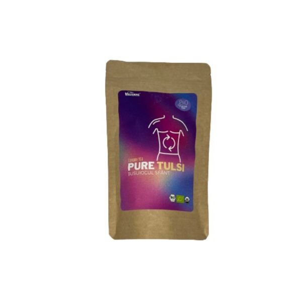 Ceai Pure Tulsi Bio, 50g, Vauxhine