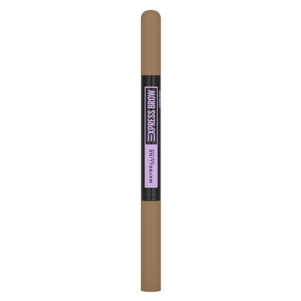 Creion Pentru Sprancene Nuanta 01 Dark Blond Express Brow Satin Duo, 2 g, Maybelline